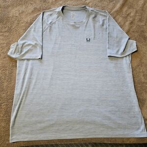 Huk Men's Performance Short Sleeve Tee - Light Blue Heather